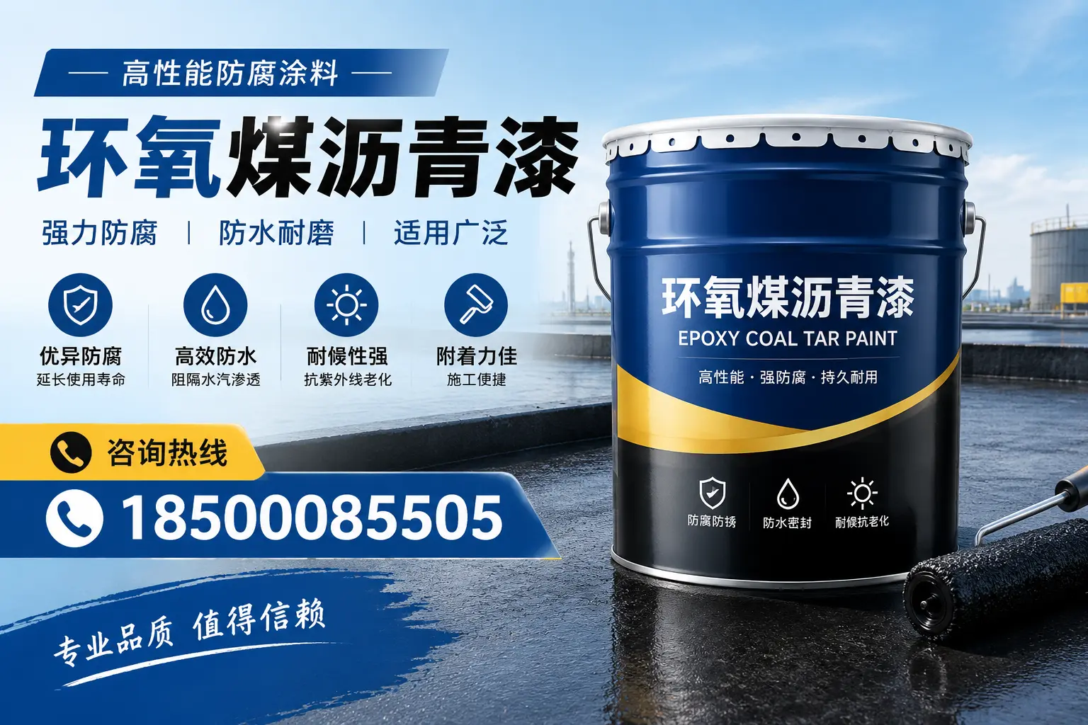 环氧煤沥青漆的主要成分与功能，甘孜用户深度了解